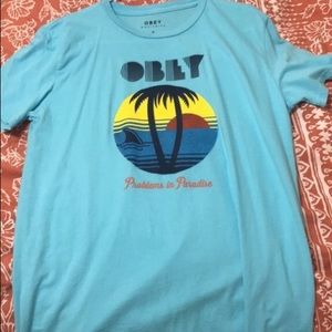 Blue Obey Shirt